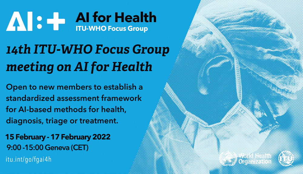 AI for Health 14th Meeting Banner