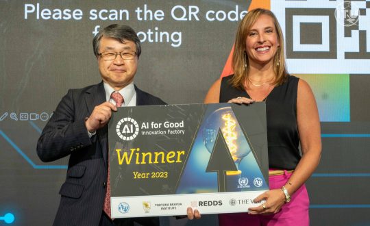 Scaling-up global action on sustainable development: Winning AI start-up awarded at AI for Good Global Summit