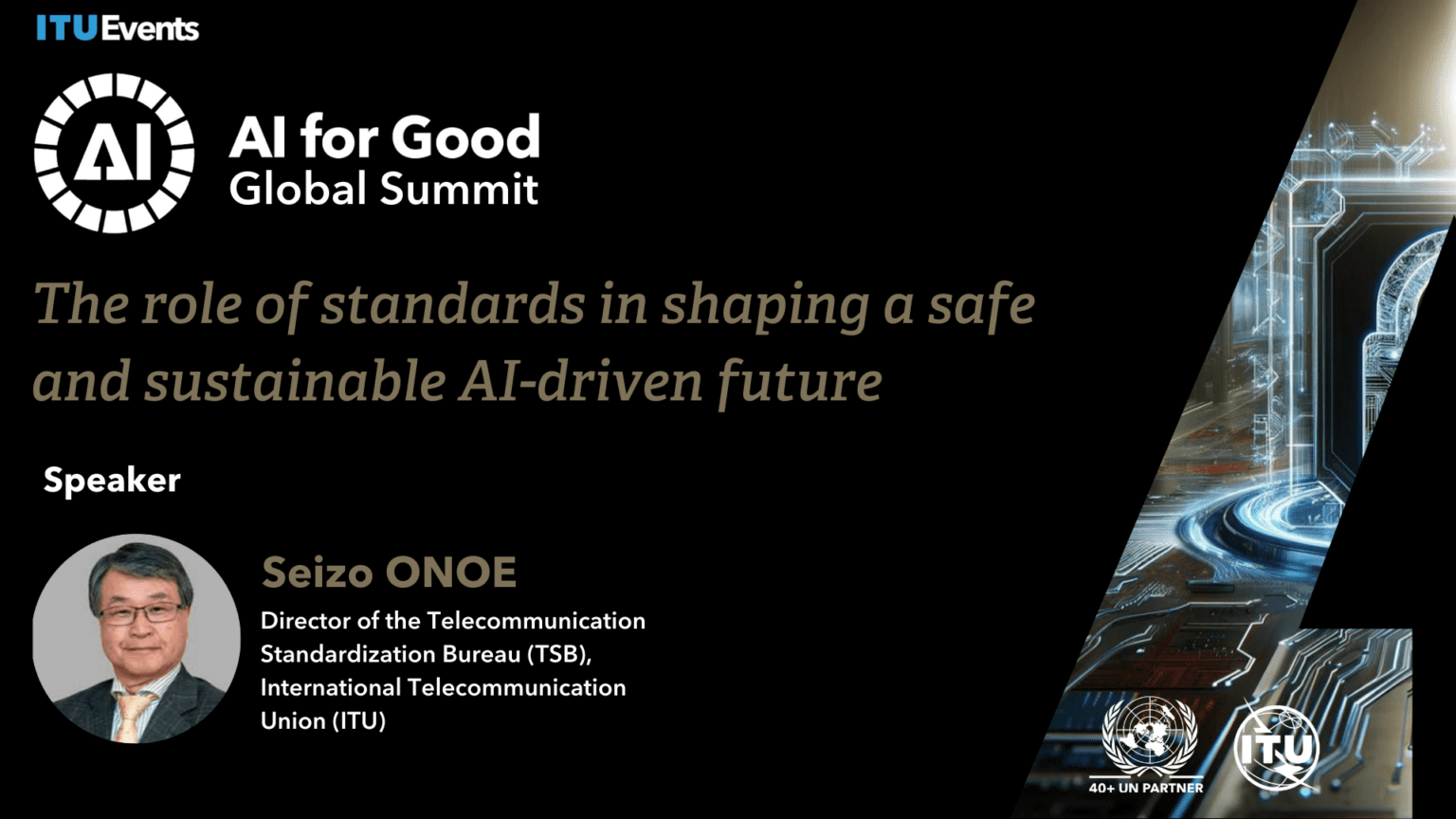 (Replay) The role of standards in shaping a safe and sustainable AI ...