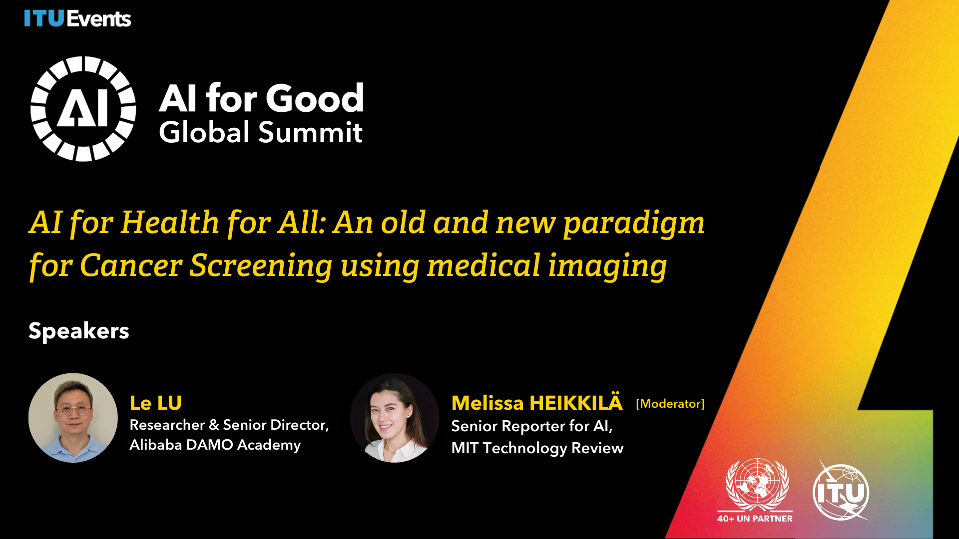 (Replay) AI for Health for All: An old and new paradigm for Cancer Screening using medical imaging