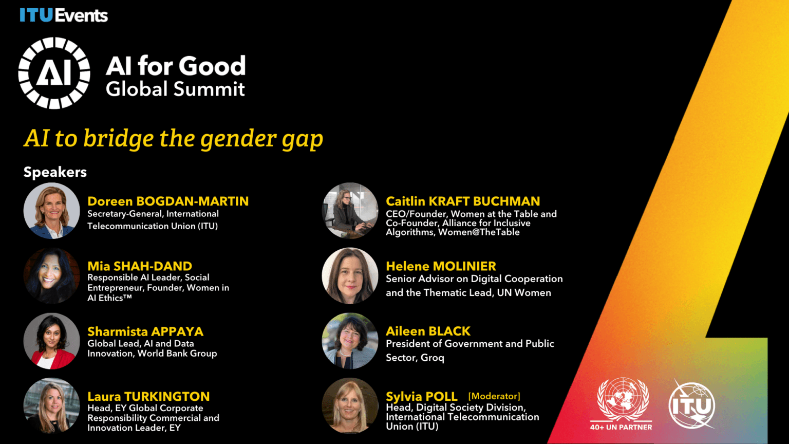 (Replay) AI to bridge the gender gap - AI for Good