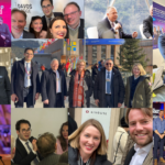 Picture collage of ITU's engagements at WEF Davos 2025