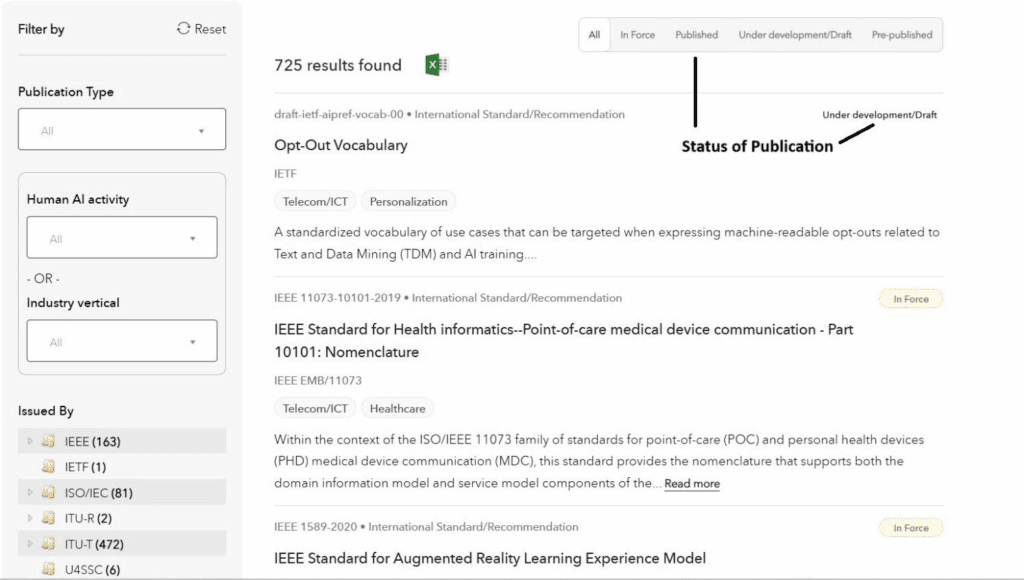 Filters available for refining search