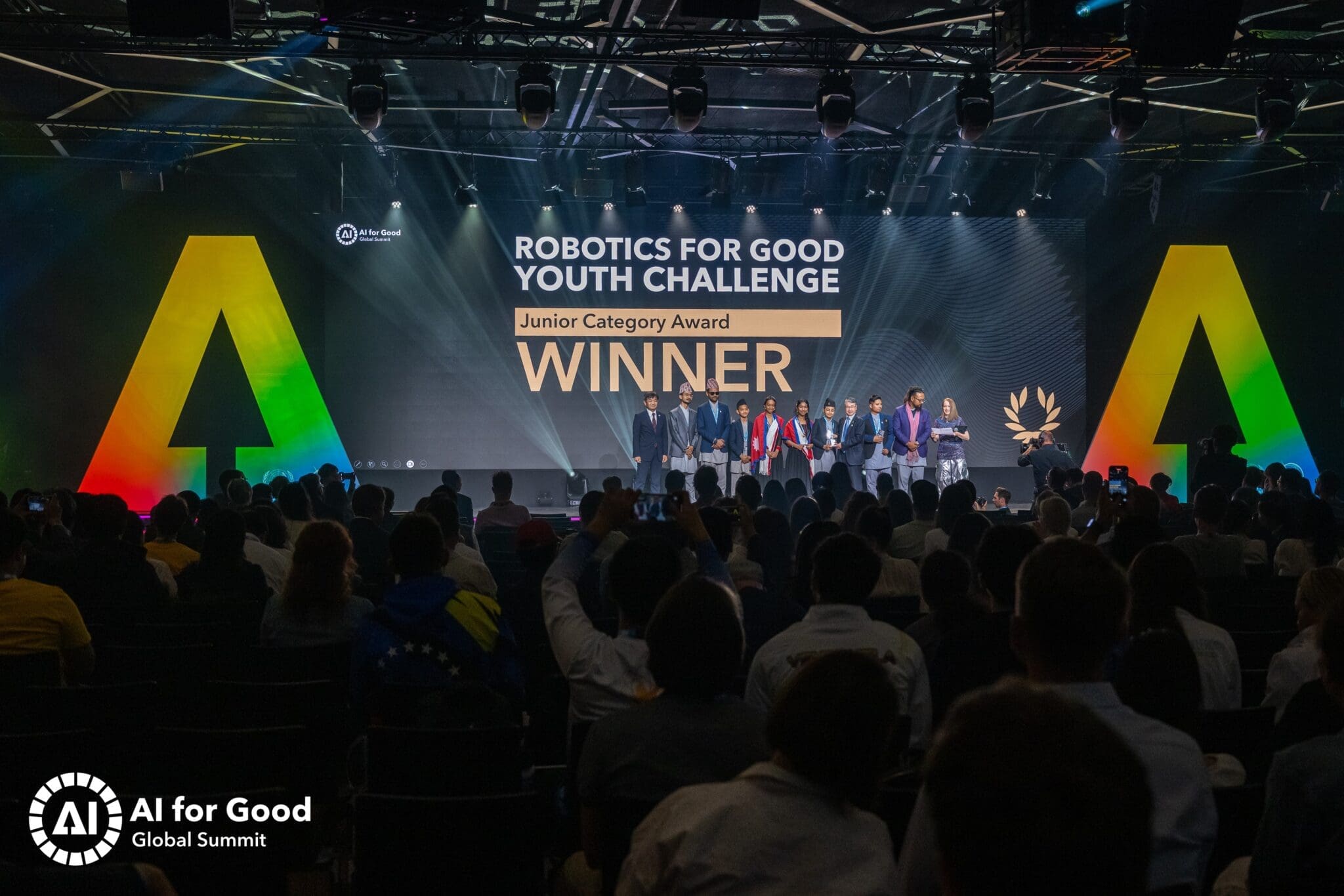 Winners from the Robotics for Good Youth Challenge 2025 - AI for Good