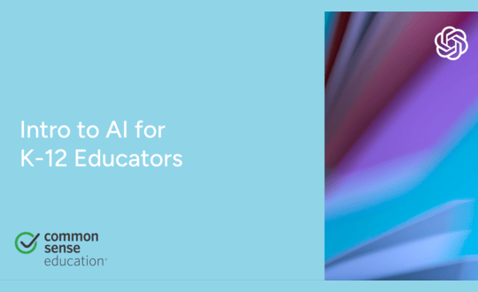 Intro to AI for K-12 educators