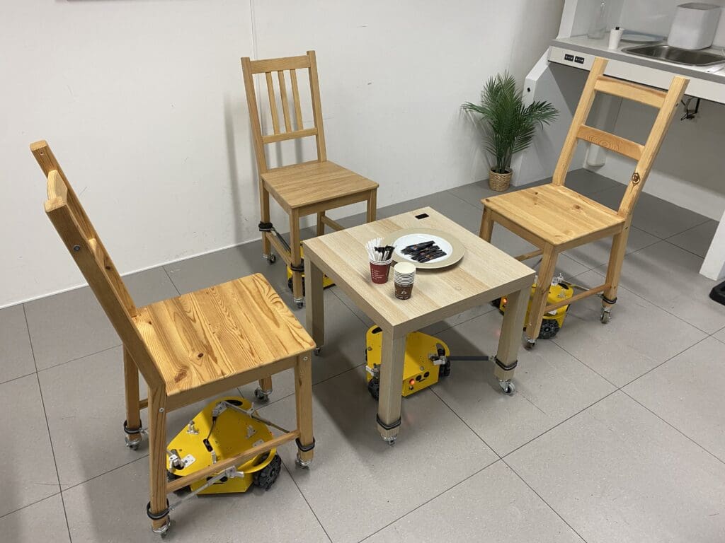 Distributed and assistive robotic furniture