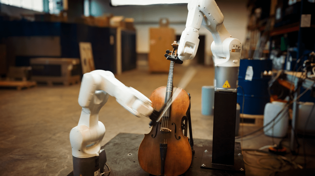 Robot cellist