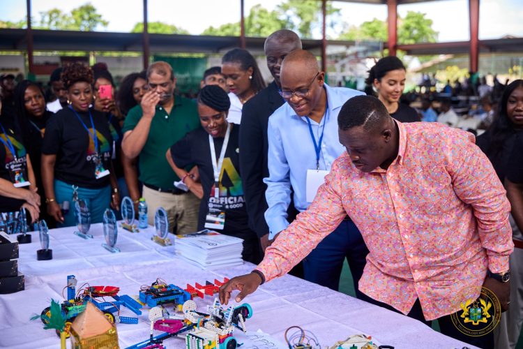 ‎Harnessing AI and Robotics Key to National Development, Minister Sam George Urges Youth at Robotics for Good Challenge 2026‎