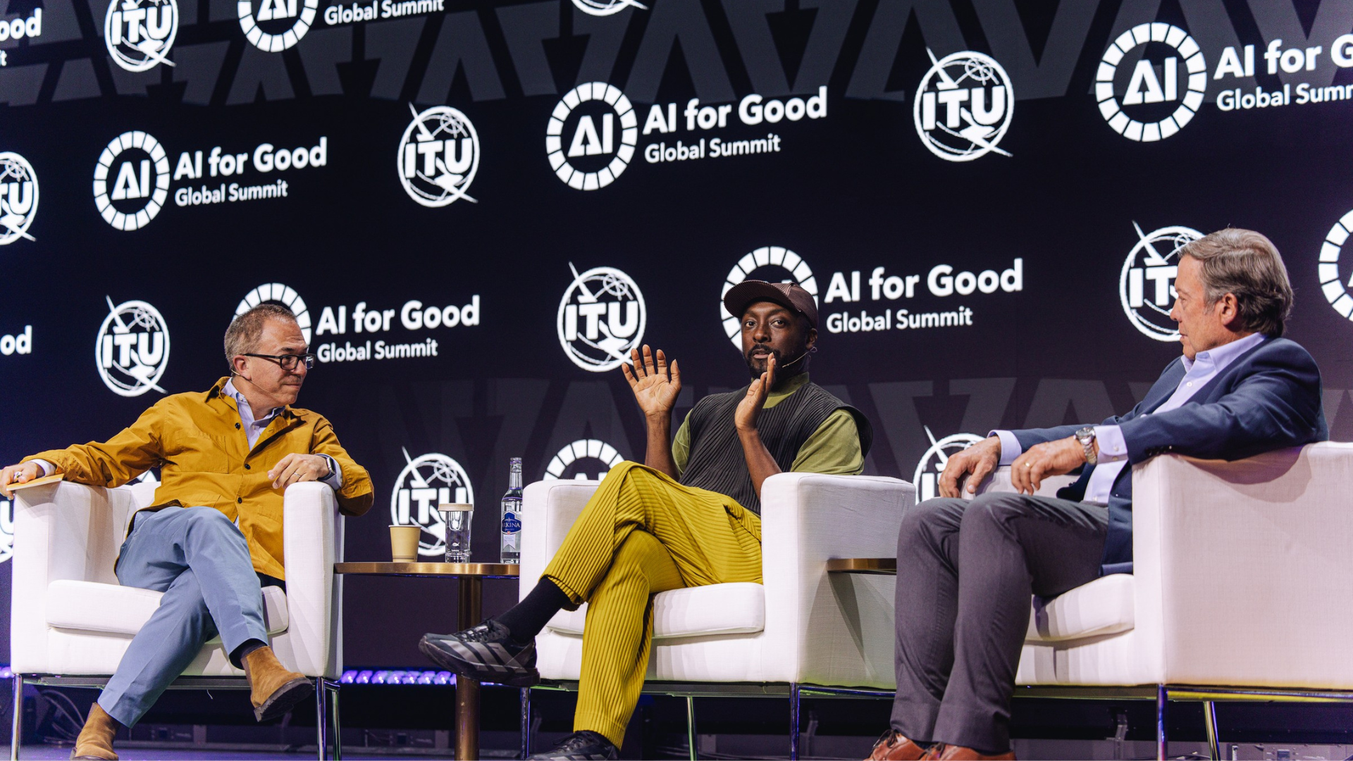 Michael Crow and will.i.am at AI for Good Global Summit  2026: “The First AI Generation – Are We Learning the Right Way?”